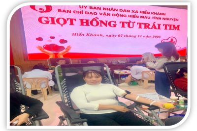 NGHĨA CỬ CAO ĐẸP CỦA CB, GV TRƯỜNG MẦM NON HỢP HƯNG TRONG HOẠT ĐỘNG HIẾN MÁU NHÂN ĐẠO